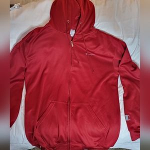 Champion red zipper hoodie